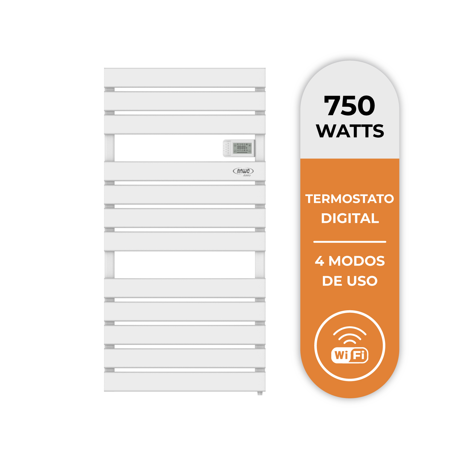 TOALLERO ELÉCTRICO PLANO ANWO FLB.750 750W C/WIFI